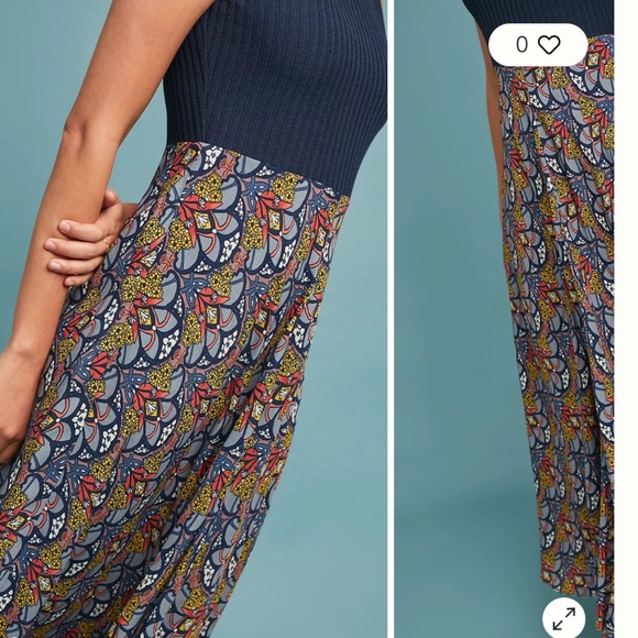 Anthropologie Sophie sweater dress blue medium - Picture 4 of 13